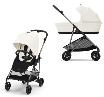 Noul Cybex Melio ultrausor sistem 2 in 1 Canvas White