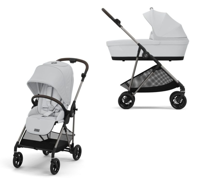 Noul Cybex Melio ultrausor sistem 2 in 1 Fog Grey