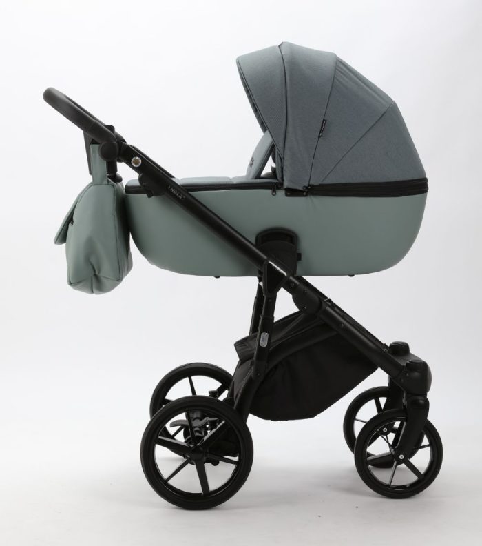 Carucior copii 3 in 1 Nola Adamex Aquamarine PS72 cu scoica testata ADAC