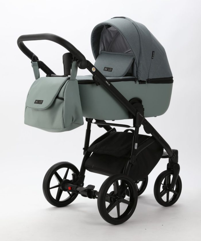 Carucior copii 3 in 1 Nola Adamex Aquamarine PS72 cu scoica testata ADAC