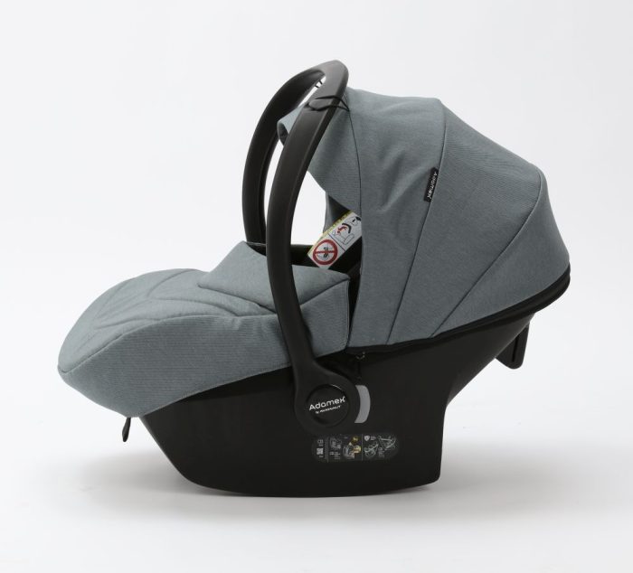 Carucior copii 3 in 1 Nola Adamex Aquamarine PS72 cu scoica testata ADAC