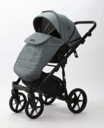 Carucior copii 3 in 1 Nola Adamex Aquamarine PS72 cu scoica testata ADAC