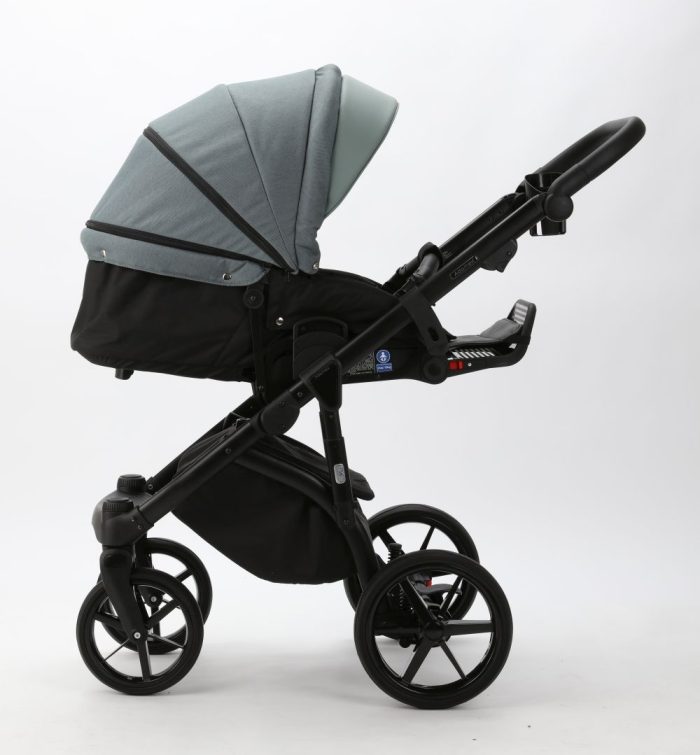 Carucior copii 3 in 1 Nola Adamex Aquamarine PS72 cu scoica testata ADAC