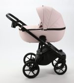 Carucior copii 3 in 1 Nola Adamex Deluxe Rose Leather SA15 cu scoica testata ADAC