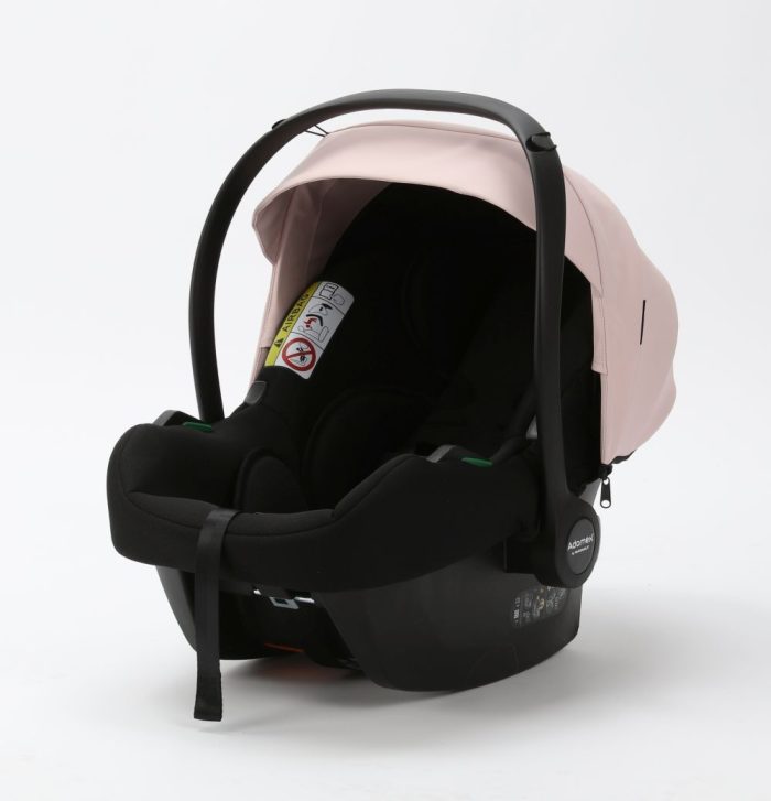 Carucior copii 3 in 1 Nola Adamex Deluxe Rose Leather SA15 cu scoica testata ADAC