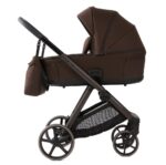 Carucior copii Sigma Natura Coffee Adamex 3 in 1 cu scoica testata ADAC