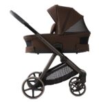 Carucior copii Sigma Natura Coffee Adamex 3 in 1 cu scoica testata ADAC - imagine 4