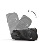 Noul Scaun auto Cybex Solution G2 i-Fix Plus Moon Black - imagine 3