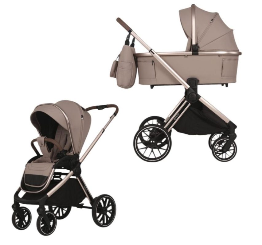 Spark Adamex Champagne-Latte 3in1 cu scoica Cybex Cloud G plus ADAC